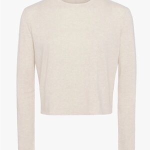 Nuuds Tempo Tee Cream Long Sleeve
